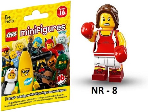 LEGO 71013 MINIFIGURES - Seria 16 : nr 8 Kickbokserka