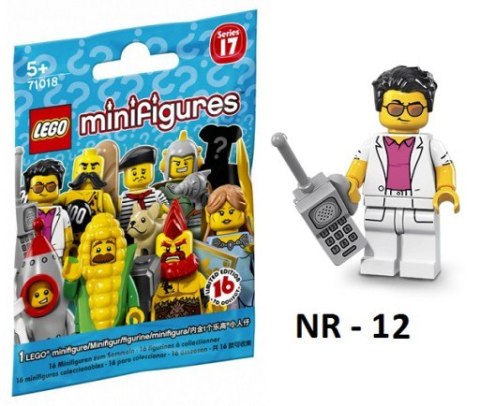 LEGO 71018 MINIFIGURES - Seria 17: nr 12 Yuppie