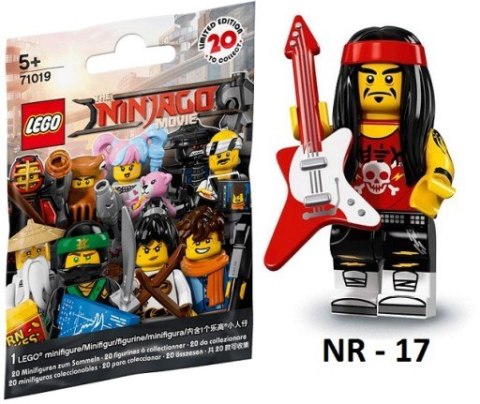 LEGO 71019 MINIFIGURES - Ninjago: nr 17 Gitarzysta zespołu Gongi i gitary