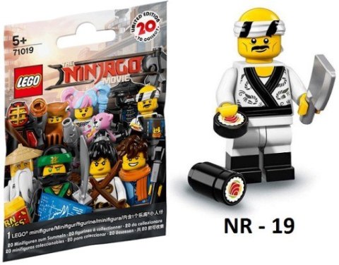 LEGO 71019 MINIFIGURES - Ninjago: nr 19 Kucharz sushi