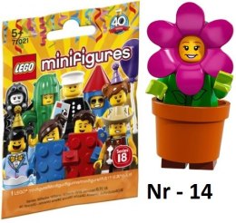 LEGO 71021 MINIFIGURES - Seria 18: nr 14 Dziewczyna w stroju doniczki kwiatów