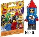 LEGO 71021 MINIFIGURES - Seria 18: nr 5 Chłopiec w fajerwerkowym stroju