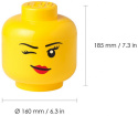 LEGO 40311727 - Pojemnik głowa mała S - Mrugająca dziewcznka