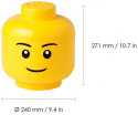 LEGO 40321724 - Pojemnik głowa duża L - Chłopiec