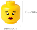 LEGO 40321725 - Pojemnik głowa duża L - Dziewczynka