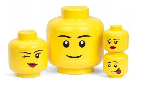 LEGO 40321728 - Pojemnik głowa duża L - Szkielet LEGO 40321728 - Pojemnik głowa duża L - Szkielet
