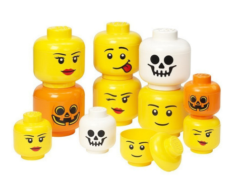 LEGO 40321728 - Pojemnik głowa duża L - Szkielet LEGO 40321728 - Pojemnik głowa duża L - Szkielet
