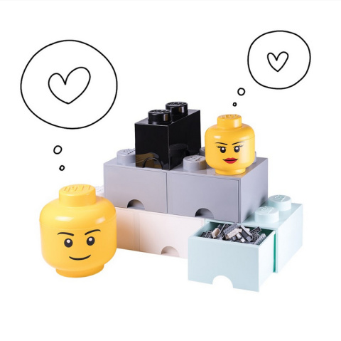 LEGO 40321728 - Pojemnik głowa duża L - Szkielet LEGO 40321728 - Pojemnik głowa duża L - Szkielet