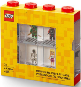 LEGO 40650001 - Gablotka na 8 MINIFIGUREK - Czerwona