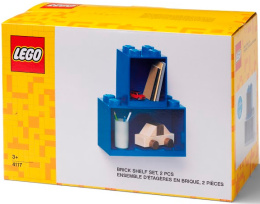 LEGO 41171731 - Zestaw półek klocek 4 + 8 - Niebieski