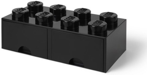 LEGO 40061733 - Pojemnik klocek 8 z 2 szufladami - Czarny 50 cm LEGO 40061733 - Pojemnik klocek 8 z 2 szufladami - Czarny 50 cm