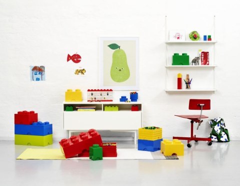 LEGO 40061733 - Pojemnik klocek 8 z 2 szufladami - Czarny 50 cm LEGO 40061733 - Pojemnik klocek 8 z 2 szufladami - Czarny 50 cm