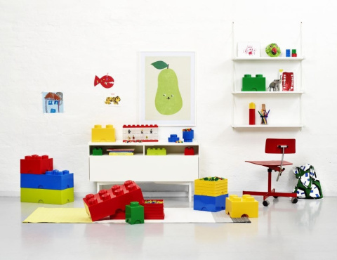 LEGO 40031738 - Pojemnik klocek 4 - Jasno różowy 25 cm LEGO 40031738 - Pojemnik klocek 4 - Jasno różowy 25 cm