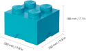 LEGO 40031743 - Pojemnik klocek 4 - Lazurowy 25 cm