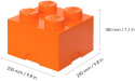 LEGO 40031760 - Pojemnik klocek 4 - Pomarańcz 25 cm