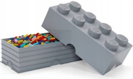 LEGO 40041740 - Pojemnik klocek 8 - Szary 50 cm