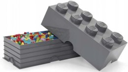 LEGO 40041754 - Pojemnik klocek 8 - Ciemny szary 50 cm