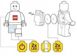 LEGO LGL - KE178 - Brelok LED - Classic: Chirurg