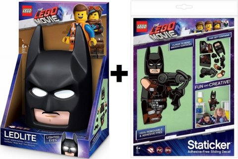 LEGO LGL - NI11 + 52372 - Lampa + Staticker - The LEGO movie2: Batman