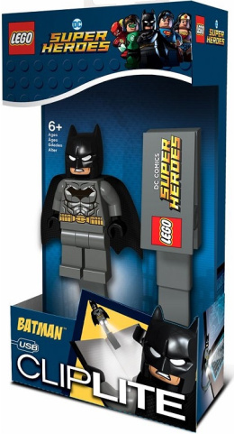 LEGO LGL - CL20 - Lampka LED z klipsem - Super Heroes: Batman