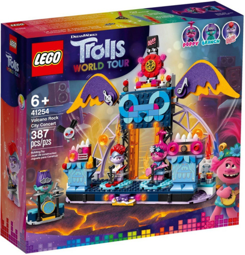 LEGO 41254 Trolls WORLD TOUR - Koncert w Volcano Rock City