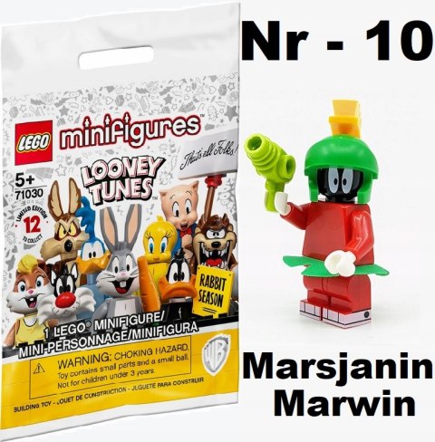 LEGO 71030 MINIFIGURES - Zwariowane melodie nr.10 : Marsjanin Marwin