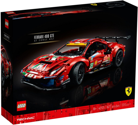 LEGO 42125 TECHNIC - Ferrari 488 GTE AF Corse #51