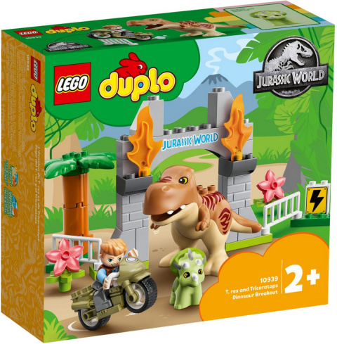 LEGO 10939 DUPLO - Ucieczka tyranozaura i triceratopsa