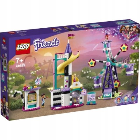 LEGO 41689 FRIENDS - Magiczny diabelski młyn i zjeżdżalnia