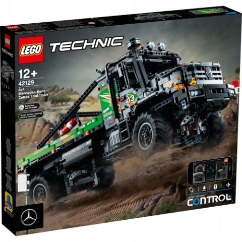 LEGO 42129 TECHNIC - Ciężarówka Mercedes-Benz Zetros z napędem na 4 koła