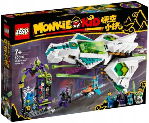 LEGO 80020 Monkie Kid - Odrzutowiec Biały Smok