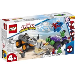 LEGO 10782 Spidey and His Amazing Friends - Hulk kontra Rhino: starcie pojazdów