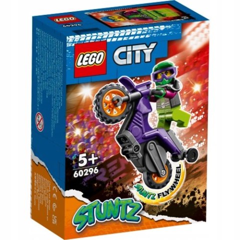 LEGO 60296 City - Wheelie na motocyklu kaskaderskim