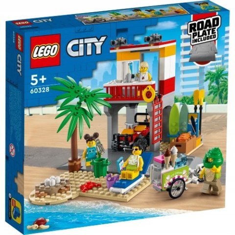 LEGO 60328 City - Stanowisko ratownicze na plaży