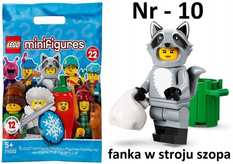 LEGO 71032 MINIFIGURES - Seria 22: nr 10 Fanka w stroju szopa