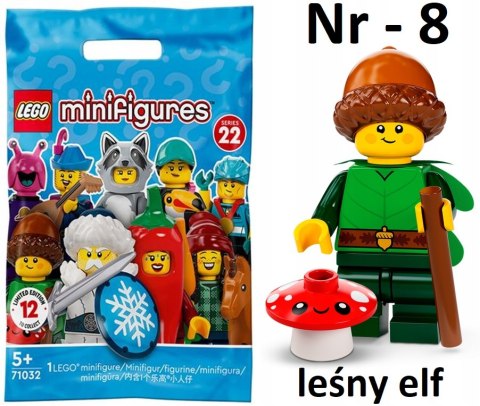 LEGO 71032 MINIFIGURES - Seria 22: nr 8 Leśny elf