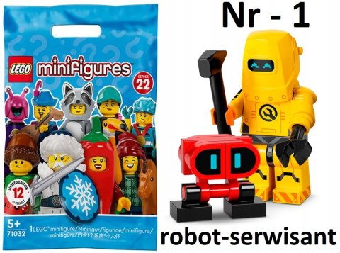 LEGO 71032 MINIFIGURES - Seria 22: nr 1 Robot-serwisant