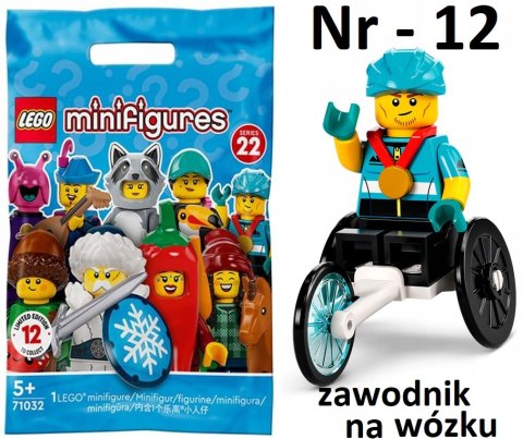 LEGO 71032 MINIFIGURES - Seria 22: nr 12 Zawodnik na wózku