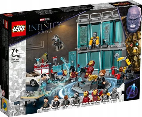 LEGO 76216 The infinity saga - Zbrojownia Iron Mana