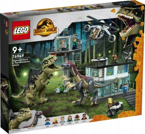 LEGO 76949 Jurassic World - Atak giganotozaura i terizinozaura