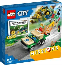 LEGO 60353 City - Misja ratowania dzikich zwierząt