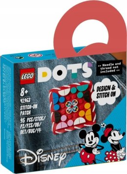 LEGO 41963 DOTS - Myszka Miki i Myszka Minnie - naszywka