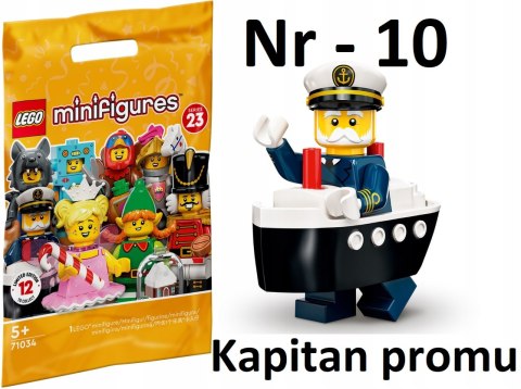 LEGO 71034 MINIFIGURES - Seria 23: nr 10 Kapitan promu