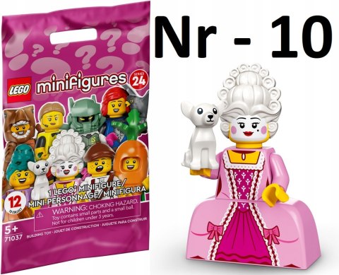 LEGO 71037 MINIFIGURES - Seria 24: nr 10 Arystokratka z epoki rokoko