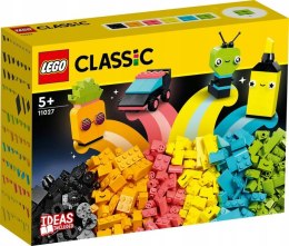 LEGO 11027 Classic - Kreatywna zabawa neonowymi kolorami