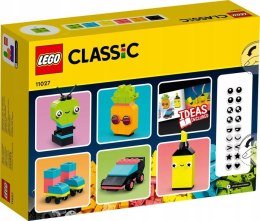 LEGO 11027 Classic - Kreatywna zabawa neonowymi kolorami