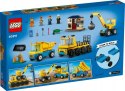 LEGO 60391 City - Ciężarówki i dźwig z kulą wyburzeniową