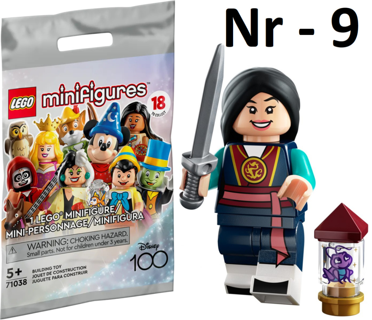 Lego 71030 Feel Guide LEGO 71038 MINIFIGURES DISNEY 100: Nr Mulan