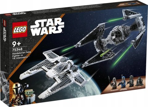 LEGO 75348 Star Wars - Mandaloriański myśliwiec Fang Fighter kontra TIE Interceptor