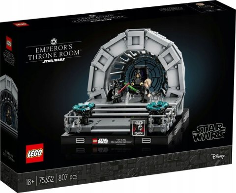 LEGO 75352 Star Wars - Diorama: Sala tronowa Imperatora